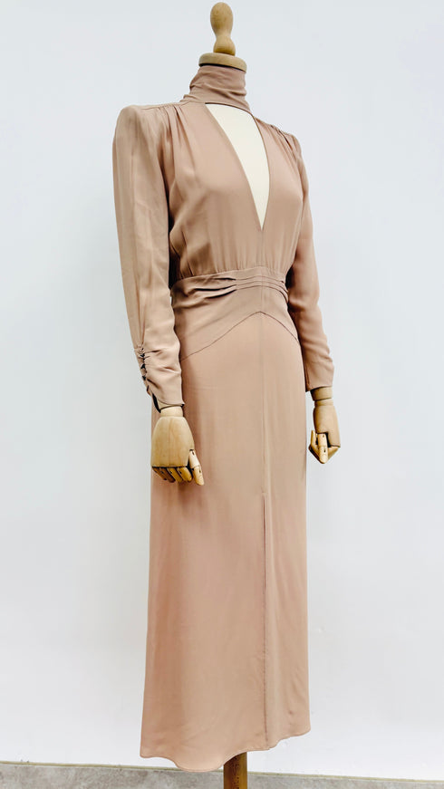 Abito midi con cut-out