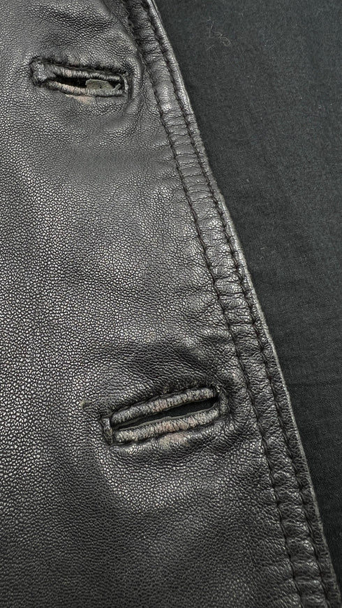 Giacca in pelle corta