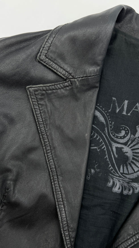 Giacca in pelle corta