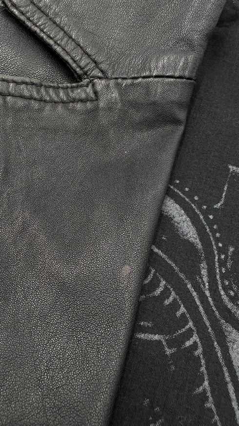 Giacca in pelle corta