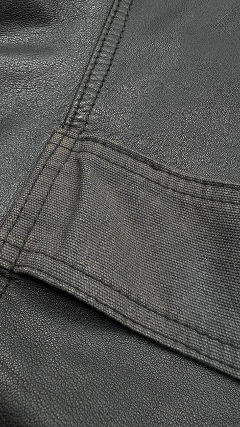 Giacca in pelle corta