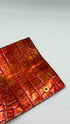 Tote-bag marrone-oro con cartellino
