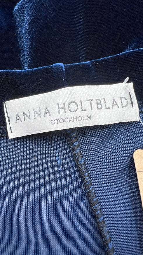 Completo in velluto blu