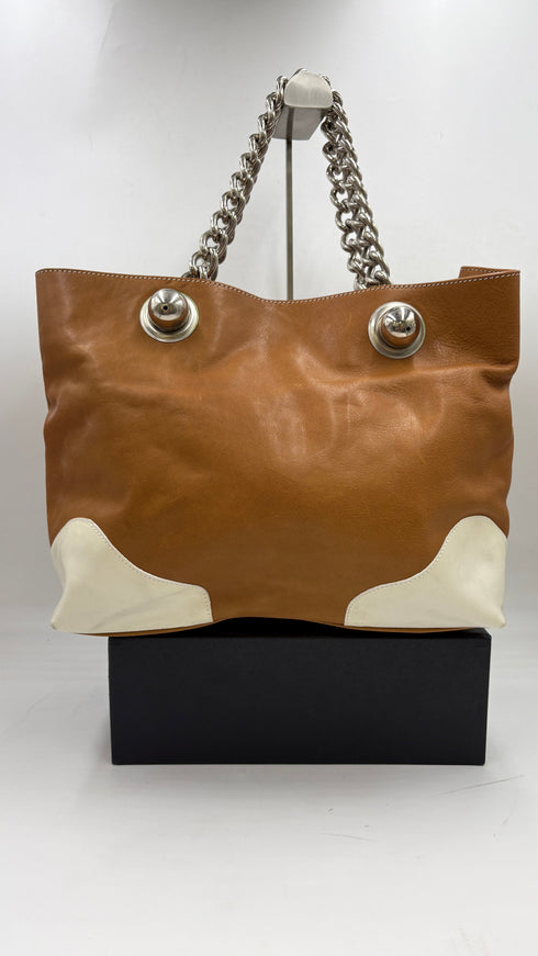 Borsa a spalla bi-color