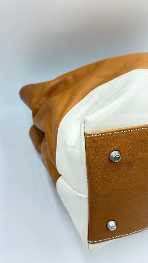Borsa a spalla bi-color