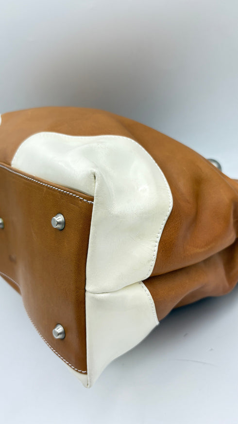 Borsa a spalla bi-color