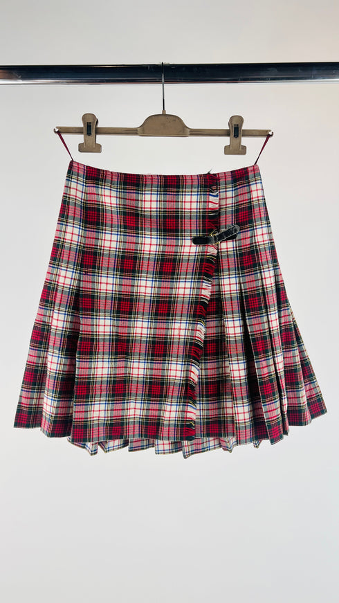 Gonna plissé tartan