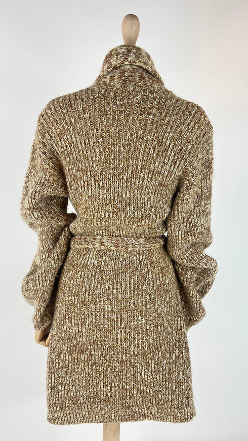 Cardigan lungo mélange