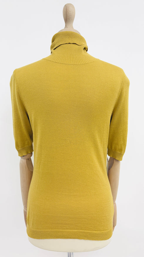 Dolcevita in seta-cotone