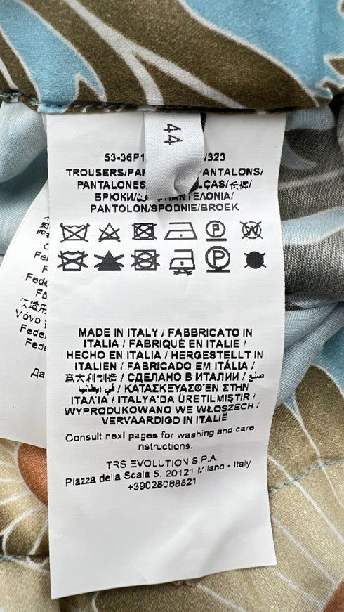 Completo azzurro stampato