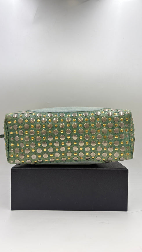 Borsa jeans e borchie