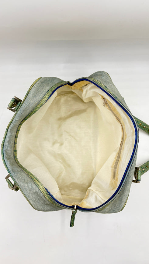 Borsa jeans e borchie