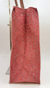 Tote-bag animalier rosa con cartellino