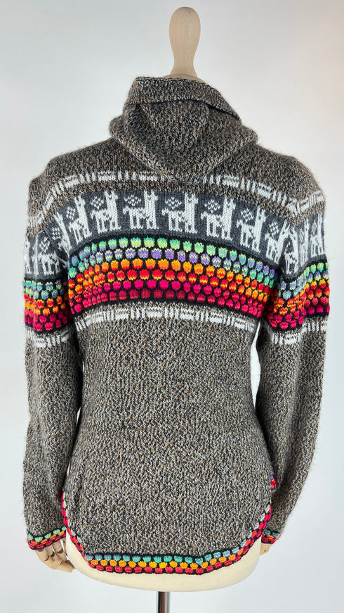 Cardigan con cappuccio