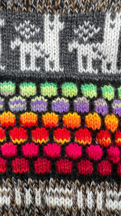 Cardigan con cappuccio