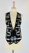 Gilet in cotone ricamato
