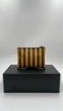 Pochette in pelle a righe