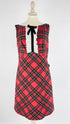 Abito corto tartan