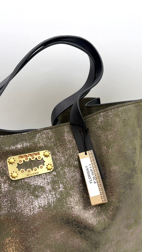 Borsa “Florida” laminata con cartellino