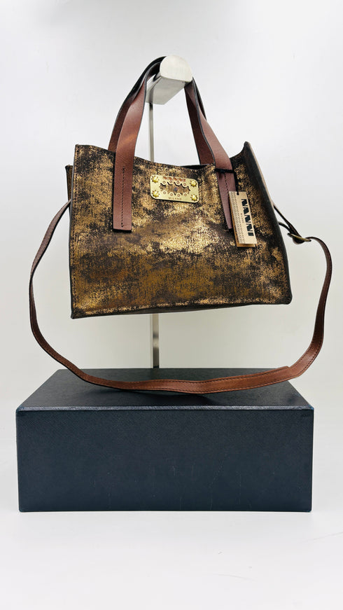 Borsa “Oregon” bronzo con cartellino