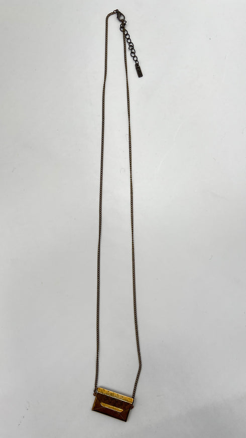 Collana Evata con Ciondolo a Busta Dorata