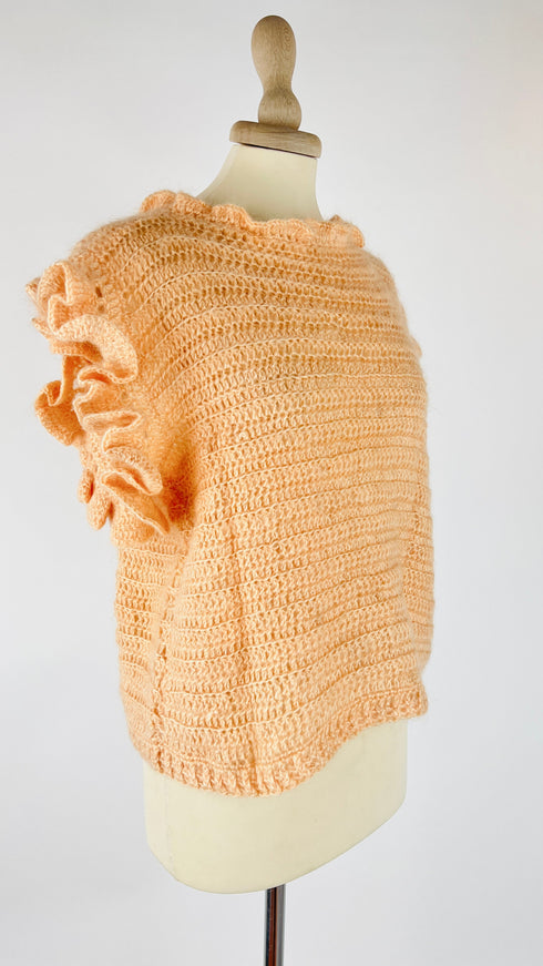 Maglia smanicata tricot