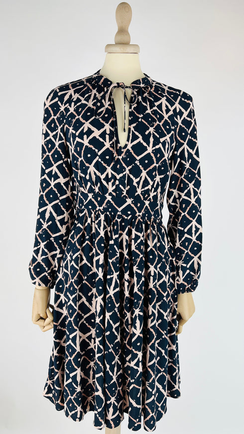 Abito corto fantasia rombi