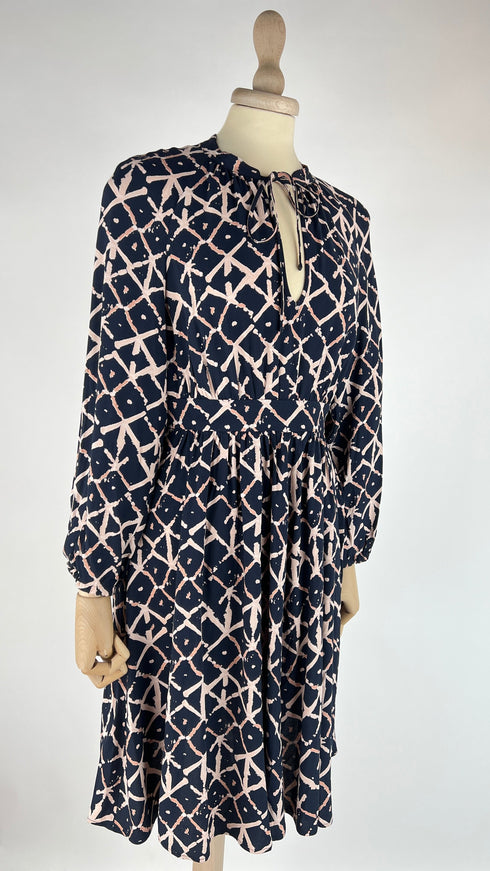 Abito corto fantasia rombi