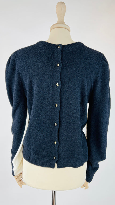 Maglia a rombi e fiori