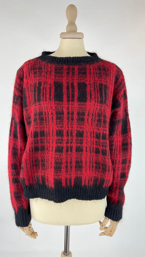 Maglione in morbido tartan