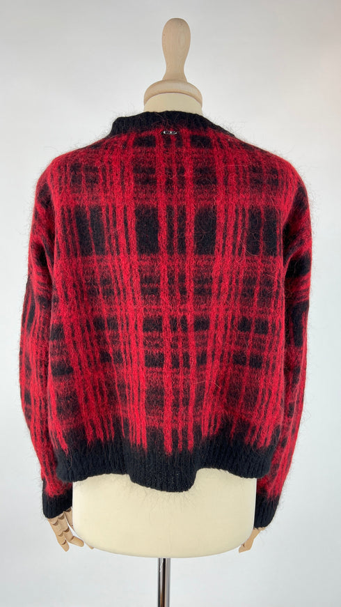 Maglione in morbido tartan