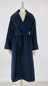 Cappotto in panno blu