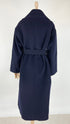 Cappotto in panno blu