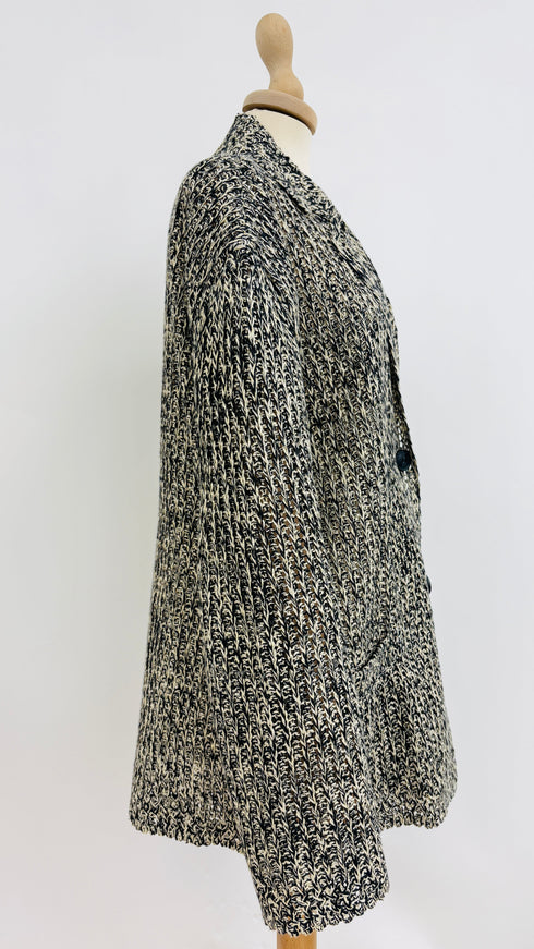 Blazer oversize in maglia