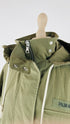 Parka lungo con logo
