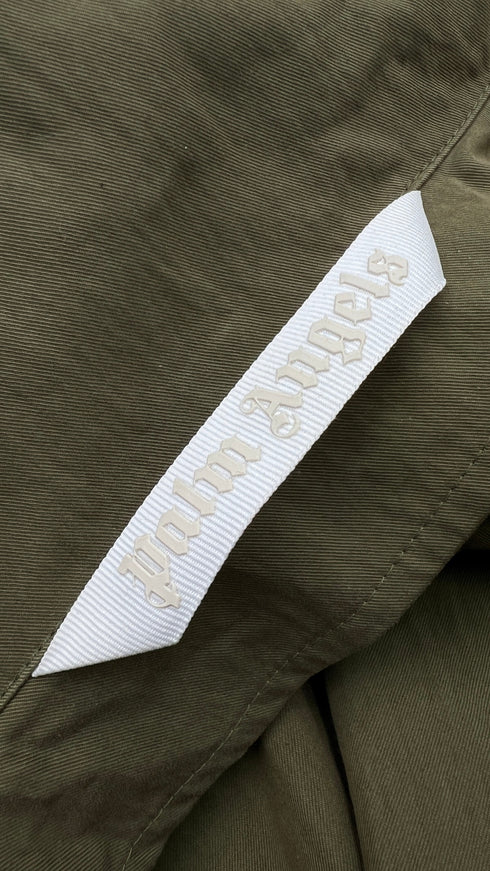 Parka lungo con logo