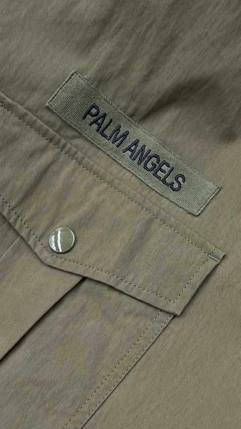 Parka lungo con logo