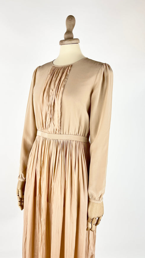 Abito midi plissettato