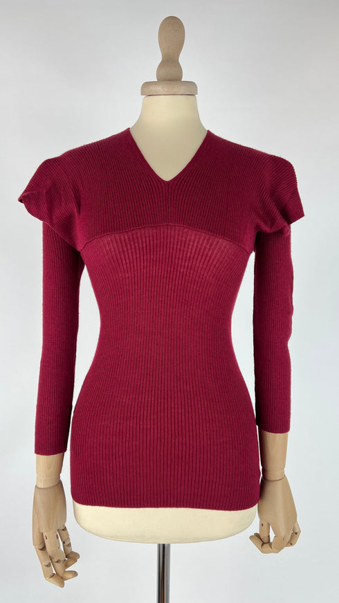 Maglia in lana-seta con cartellino