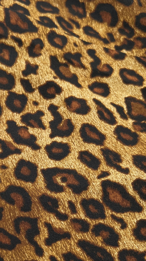 Blusa animalier girocollo