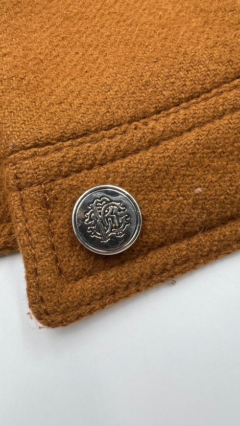 Cappotto corto maxi collo