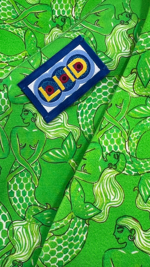 Abito corto stampa di sirene