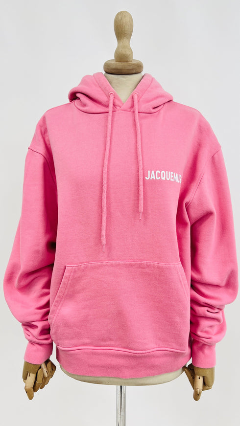 Felpa logo in jersey