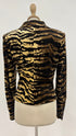 Blazer velluto animalier