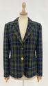 Blazer tartant