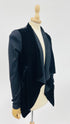 Cardigan velluto nero