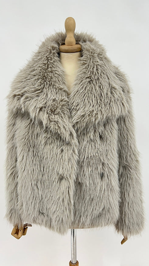 Ecopelliccia maxi collo