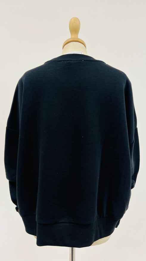 Felpa logo con cartellino