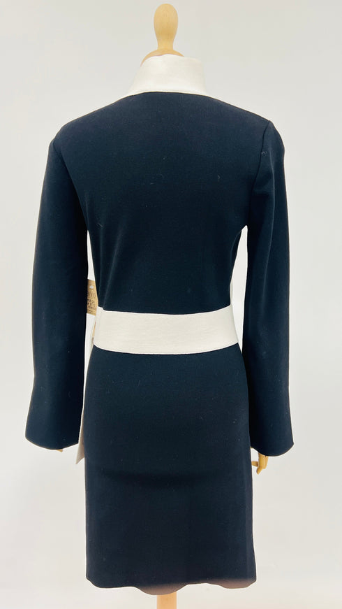 Abito corto bi-color