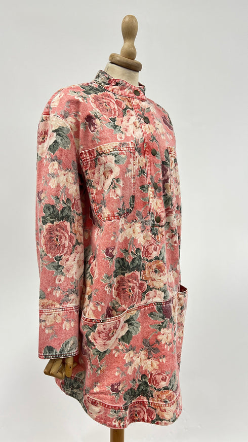 Abito in denim stampato